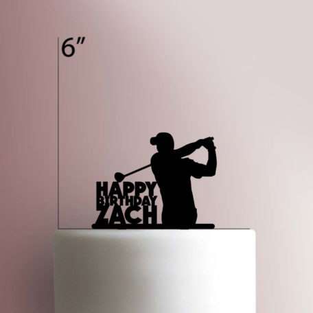 Custom Golf Happy Birthday 225-326 Cake Topper