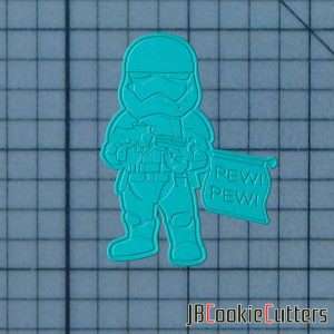 Star Wars - Funny Stormtrooper 227-308 Cookie Cutter and Stamp