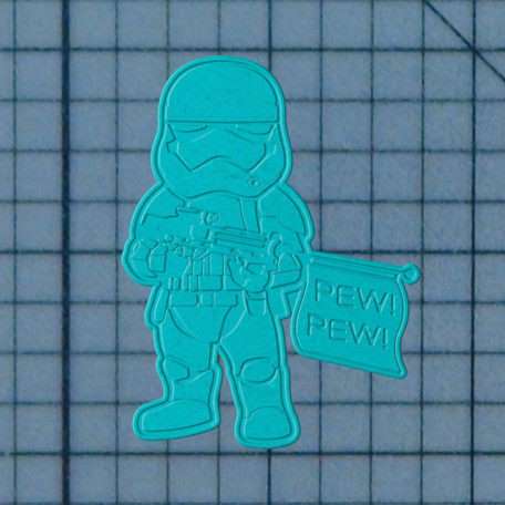 Star Wars - Funny Stormtrooper 227-308 Cookie Cutter and Stamp
