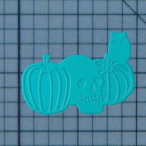 Halloween - Skull 227-317 Cookie Cutter and Stamp