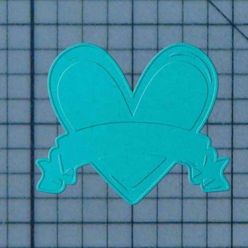 Heart Banner 227-313 Cookie Cutter and Stamp