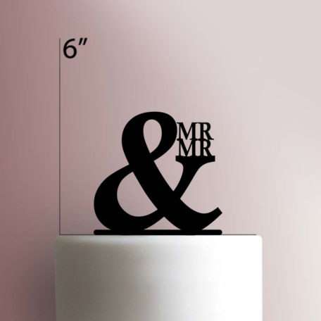 Mr and Mr 225-361 Cake Topper