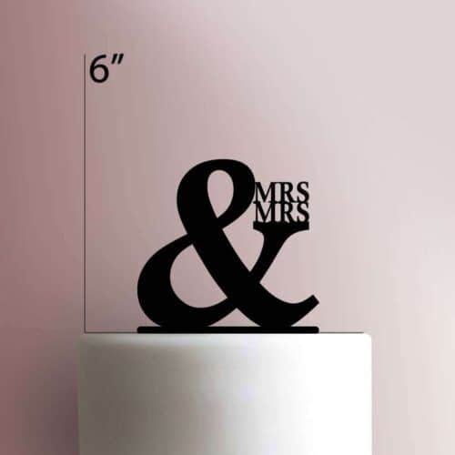 Mrs and Mrs 225-360 Cake Topper
