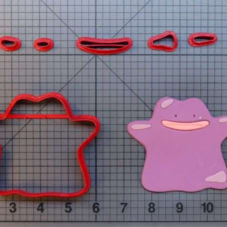 Pokemon - Ditto 266-A001 Cookie Cutter Set