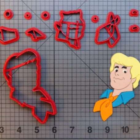 Scooby Doo - Fred 266-A086 Cookie Cutter Set