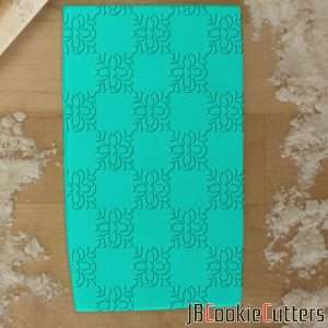 Square Flower Pattern 765-206 Rolling Pin