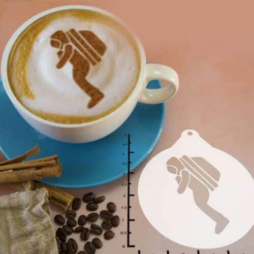 Astronaut 263-010 Latte Art Stencil