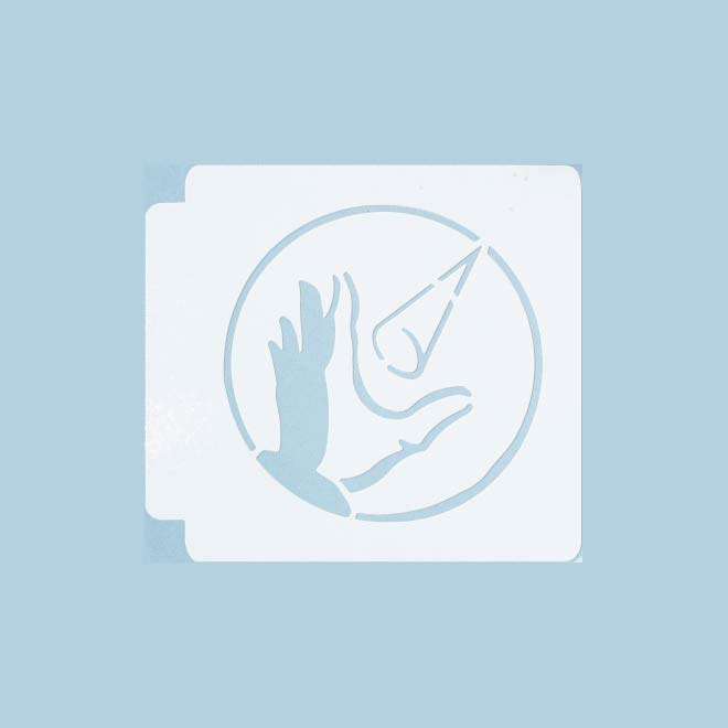Bioshock - Winter Blast Plasmid 783-A246 Stencil | JB Cookie Cutters