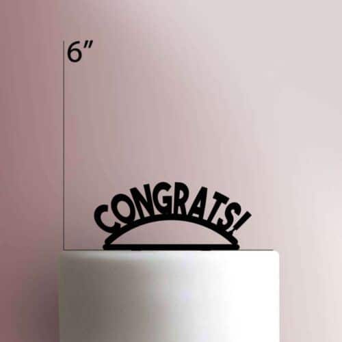 Congrats! 225-428 Cake Topper
