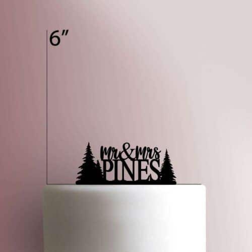 Custom Forest Mr & Mrs 225-439 Cake Topper