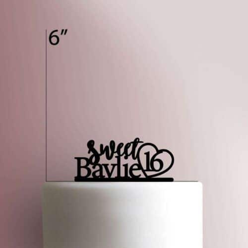 Custom Sweet 16 225-457 Cake Topper
