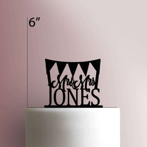 Custom Wedding Banner 225-389 Cake Topper