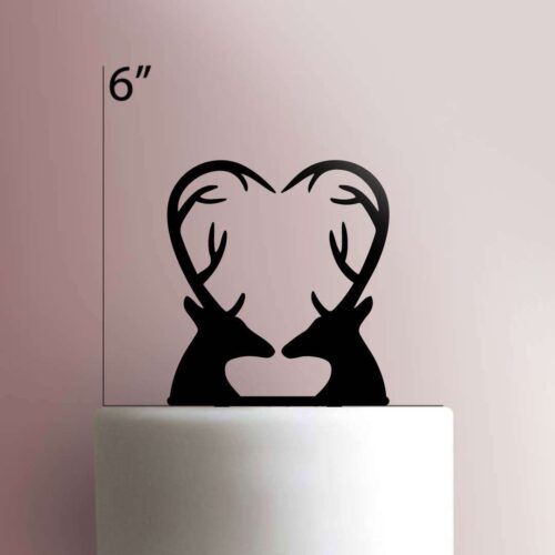 Deer Heart 225-419 Cake Topper