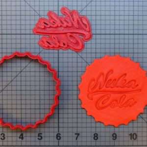 Fallout - Nuka Cola 266-A179 Cookie Cutter and Stamp