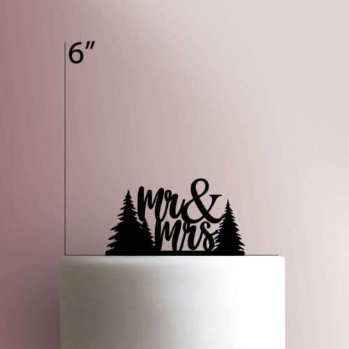 Forest Mr & Mrs 225-438 Cake Topper