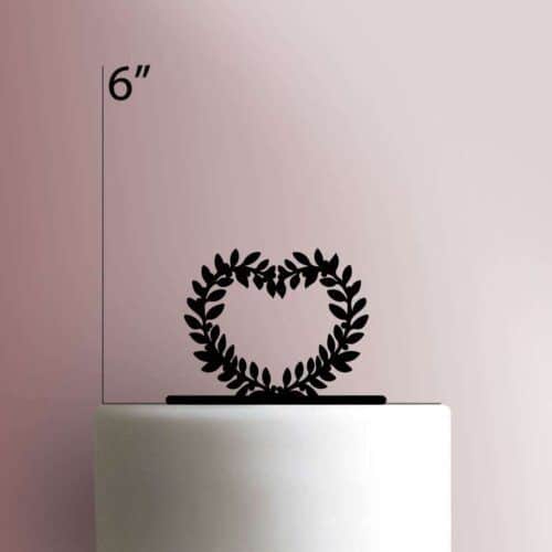 Heart Wreath 225-390 Cake Topper
