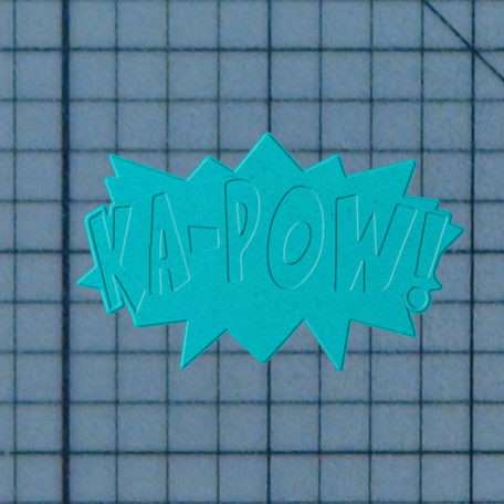 Ka Pow Sign 227-132 Cookie Cutter and Stamp