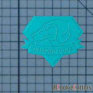 Metal Gear Solid - Diamond Dogs 227-248 Cookie Cutter and Stamp