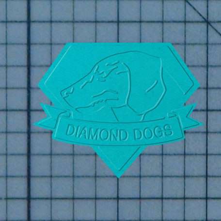 Metal Gear Solid - Diamond Dogs 227-248 Cookie Cutter and Stamp