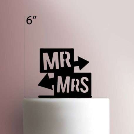 Mr. and Mrs. 225-403 Cake Topper