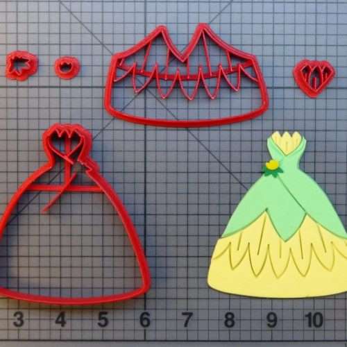 Princess and the Frog - Tiana Dress 266-A165 Cookie Cutter Set