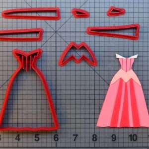 Sleeping Beauty - Aurora's Dress 266-A166 Cookie Cutter Set