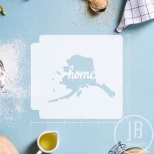 Alaska Home State 783-A384 Stencil
