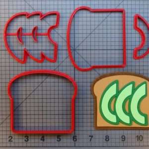 Avocado Toast 266-A221 Cookie Cutter Set