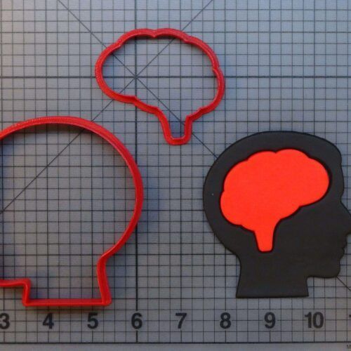 Brain Bubble 266-A362 Cookie Cutter Set