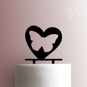 Butterfly Heart 225-486 Cake Topper