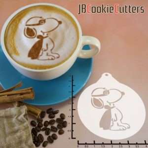 Charlie Brown - Super Hero Snoopy 263-048 Latte Art Stencil