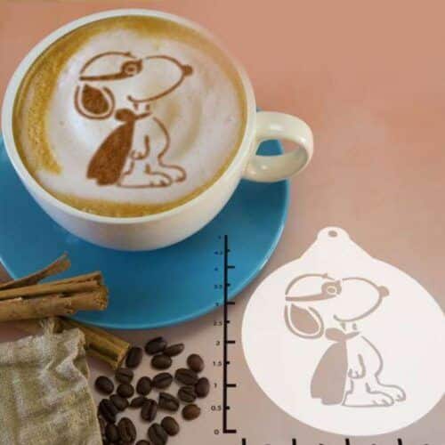Charlie Brown - Super Hero Snoopy 263-048 Latte Art Stencil