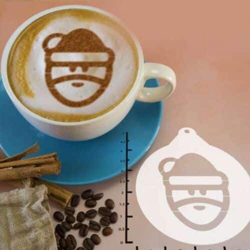Christmas - Santa 263-013 Latte Art Stencil