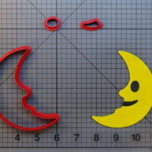 Crescent Moon Face 266-A360 Cookie Cutter Set