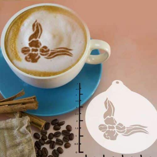Damask 263-004 Latte Art Stencil