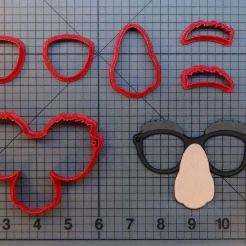Eyeglass Disguise 266-A321 Cookie Cutter Set