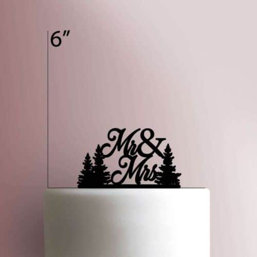 Forest Mr & Mrs 225-459 Cake Topper