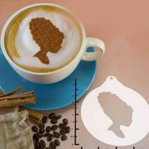 Halloween - Bride of Frankenstein 263-023 Latte Art Stencil