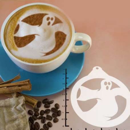 Halloween - Ghost 263-034 Latte Art Stencil