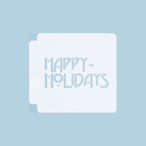 Happy Holidays 783-A295 Stencil