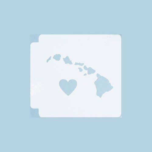 Hawaii State Love 783-A330 Stencil