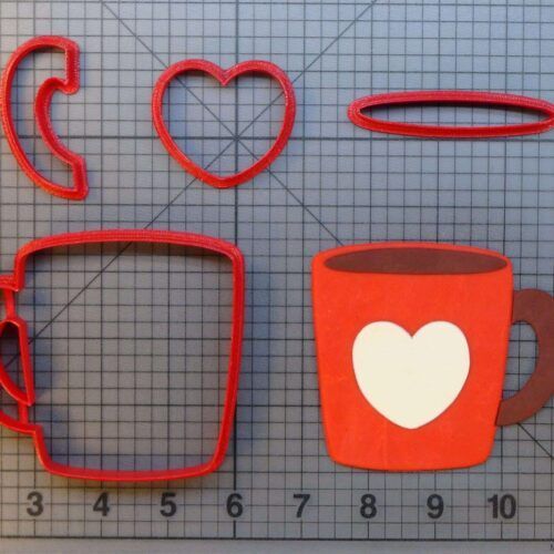Heart Mug 266-A244 Cookie Cutter Set
