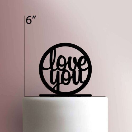 Love You 225-468 Cake Topper