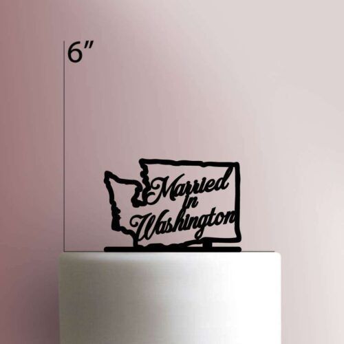 Married in Washington 225-472 Cake Topper