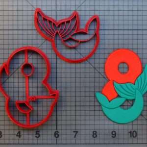 Mermaid Number - Eight 266-A350 Cookie Cutter Set