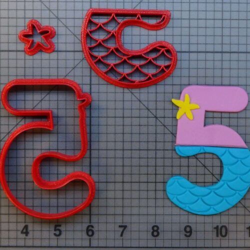 Mermaid Number - Five 266-A332 Cookie Cutter Set