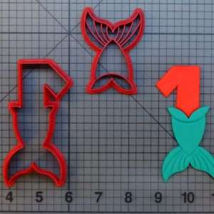 Mermaid Number - One 266-A343 Cookie Cutter Set