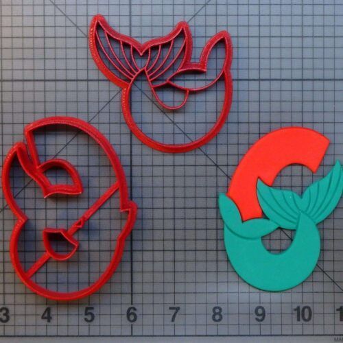 Mermaid Number - Six 266-A348 Cookie Cutter Set
