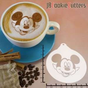 Mickey Mouse - Vampire Mickey 263-038 Latte Art Stencil