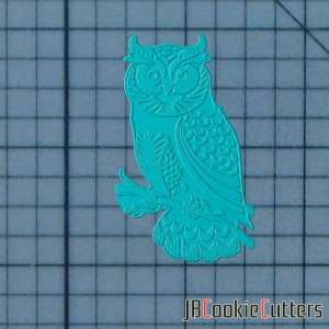 Owl 227-322 Cookie Cutter and Stamp